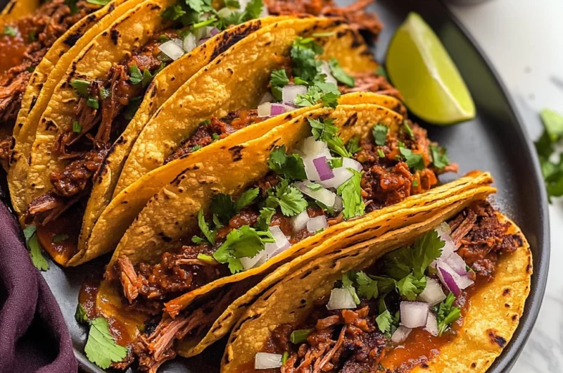 Crock Pot Birria Tacos