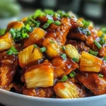 Crockpot Pineapple BBQ Chicken