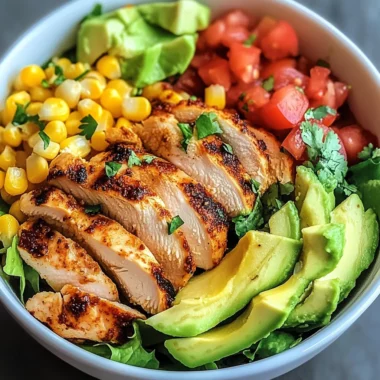 Easy Low-Calorie Chicken Burrito Bowl Packed with Bold Flavors