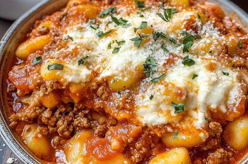 Easy Stovetop Gnocchi Lasagna