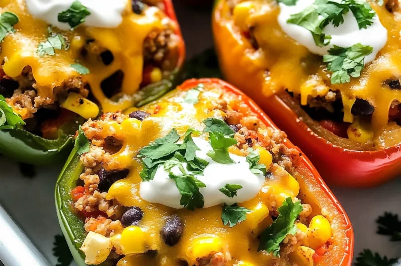 Easy Taco Stuffed Peppers