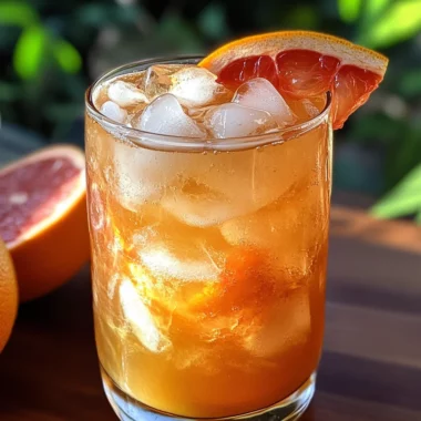 Grapefruit Honey Iced Tea
