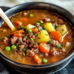 Ground Beef Vegetable Soup