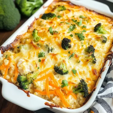 Healthy Chicken Cauliflower Rice Casserole: The Cozy Casserole That Won’t Weigh You Down