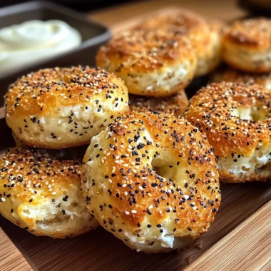 High-Protein Bagel Bites