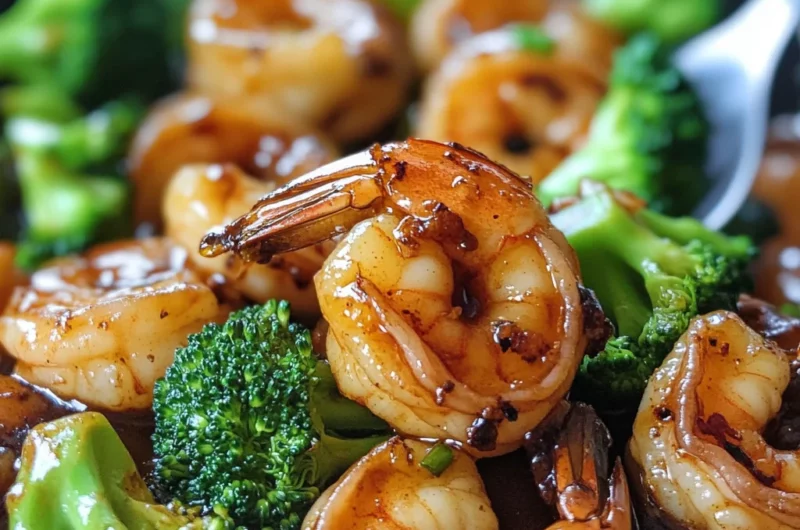 Honey Garlic Butter Shrimp and Broccoli