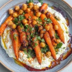 Honey Harissa Carrots With Whipped Feta