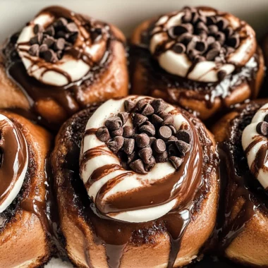 Hot Chocolate Cinnamon Rolls