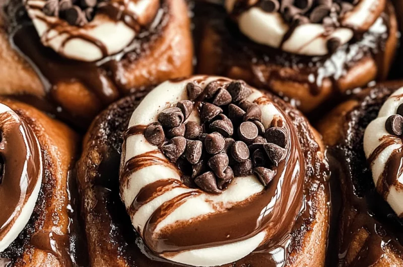 Hot Chocolate Cinnamon Rolls