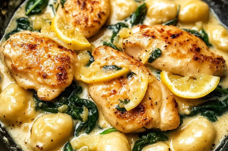 Lemon Chicken Gnocchi