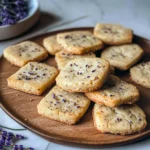 Lemon Lavender Shortbread Cookies