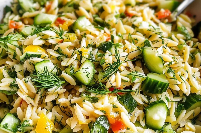 Lemon Orzo Salad