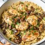 Marsala Chicken Orzo