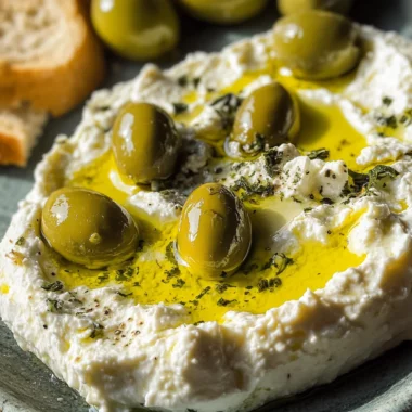 Olive Lovers’ Dream Dip – Creamy Feta & Green Olive Spread