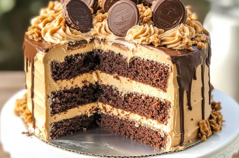 Peanut Butter Chocolate Layer Cake