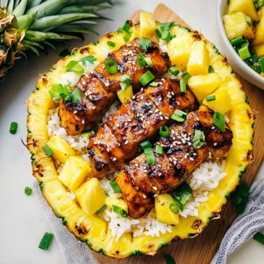 Pineapple Chicken With Rice Recipe
