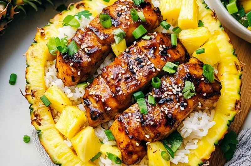 Pineapple Chicken With Rice Recipe
