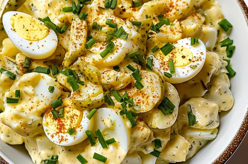 Quick Deviled Egg Salad (No Potatoes or Pasta!)