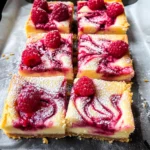 Raspberry Lemon Cheesecake Bars