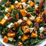 Roasted Sweet Potato Kale Salad
