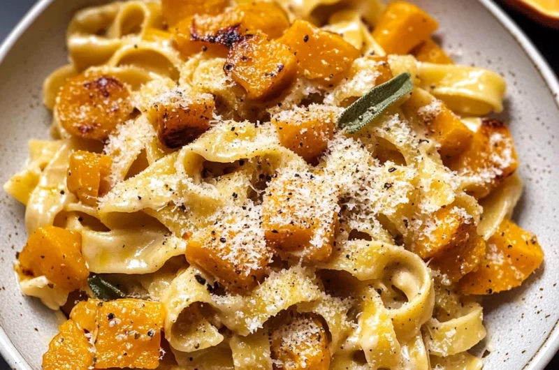 Savory Butternut Squash & Sage Pasta
