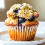 Sourdough Blueberry Lemon Poppy Seed Muffins Recipe