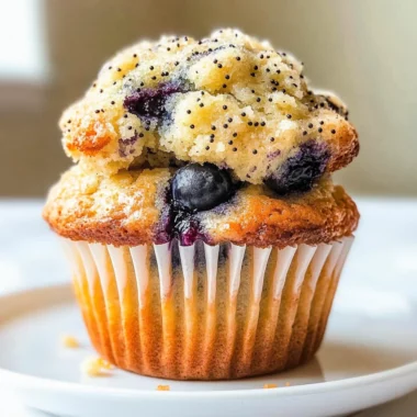 Sourdough Blueberry Lemon Poppy Seed Muffins Recipe