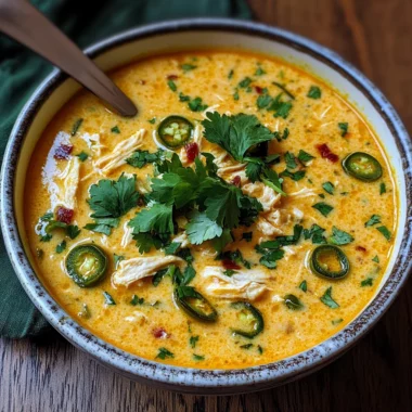 Spicy Jalapeño Popper Chicken Soup