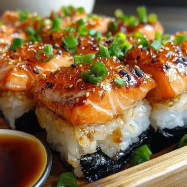Spicy Salmon Sushi Bake Recipe
