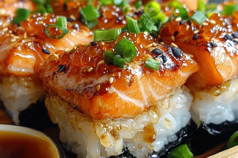 Spicy Salmon Sushi Bake Recipe