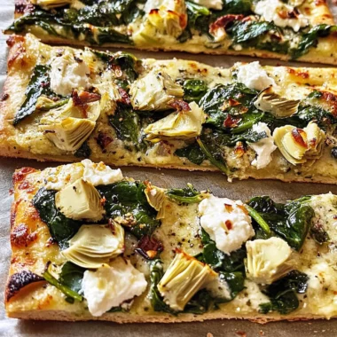 Spinach-Artichoke Flatbread