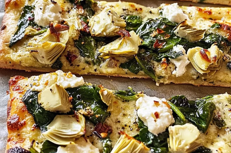 Spinach-Artichoke Flatbread