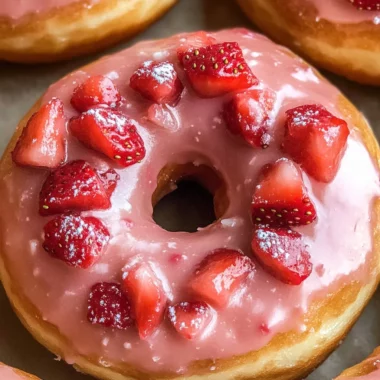 Strawberry Donuts