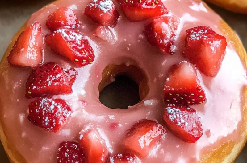 Strawberry Donuts