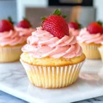 Strawberry Lemonade Cupcakes