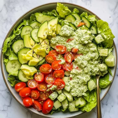 The Most Bomb Green Goddess Salad Recipe
