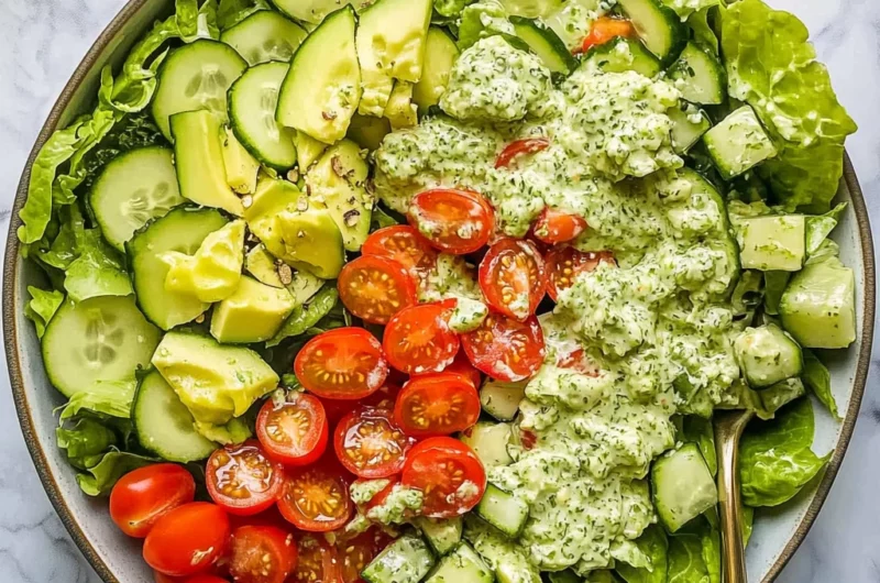 The Most Bomb Green Goddess Salad Recipe