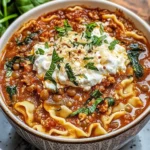 Vegetarian Lasagna Soup
