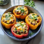 Vegetarian Stuffed Peppers - Mexican-Style