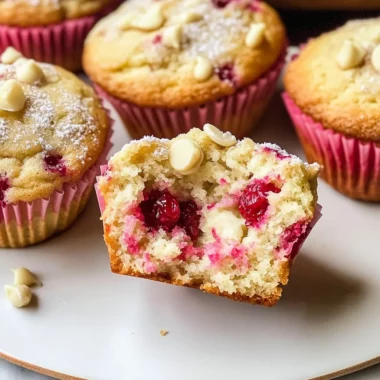White Chocolate Raspberry Muffins