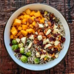 Wild Rice Harvest Bowls with Fig Balsamic Vinaigrette
