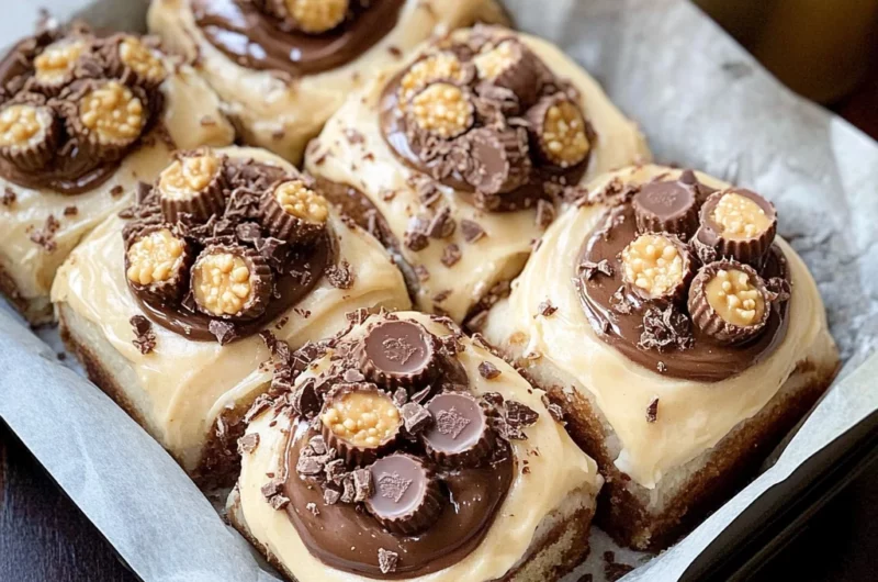chocolate peanut butter sweet rolls
