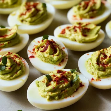 Avocado Deviled Eggs
