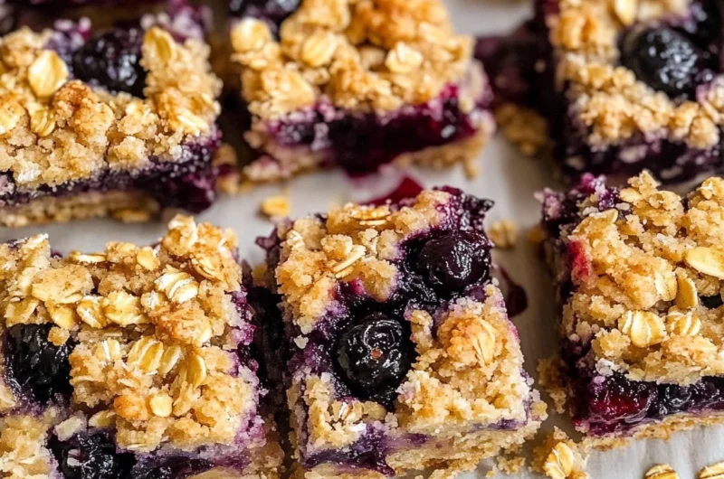 Blueberry Oatmeal Bars