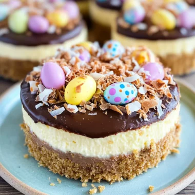 Cadbury Mini Eggs Cheesecake