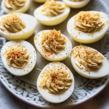 Caesar Deviled Eggs