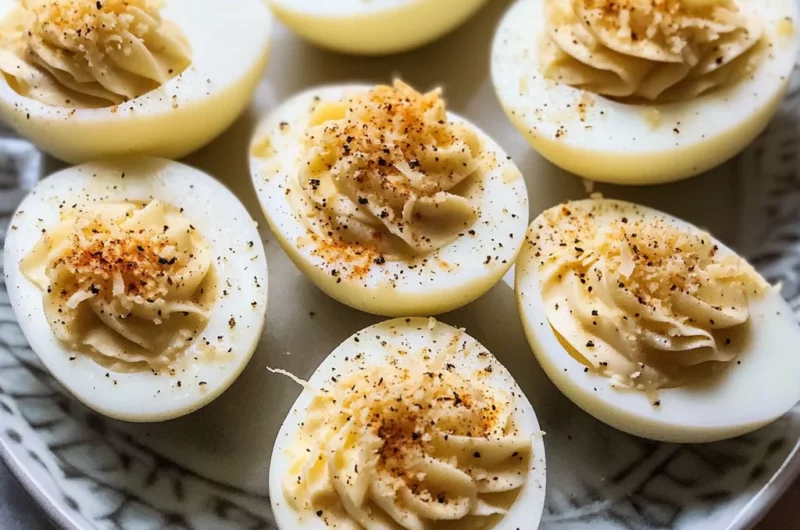 Caesar Deviled Eggs