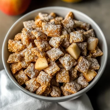 Caramel Apple Puppy Chow – Sweet, Crunchy & Irresistible