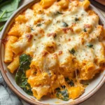 Cheesy Pumpkin Ricotta Pasta Bake