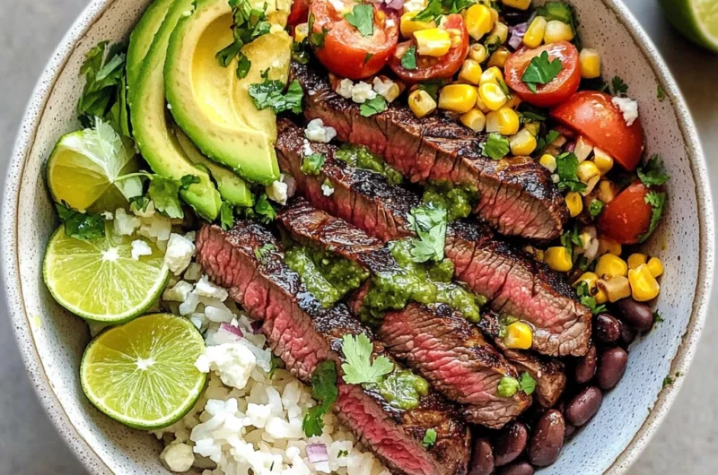 Cilantro Lime Steak Bowls: A Flavorful Recipe for a Quick Dinner